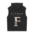 ACID WASH SLEEVELESS HOODIE
