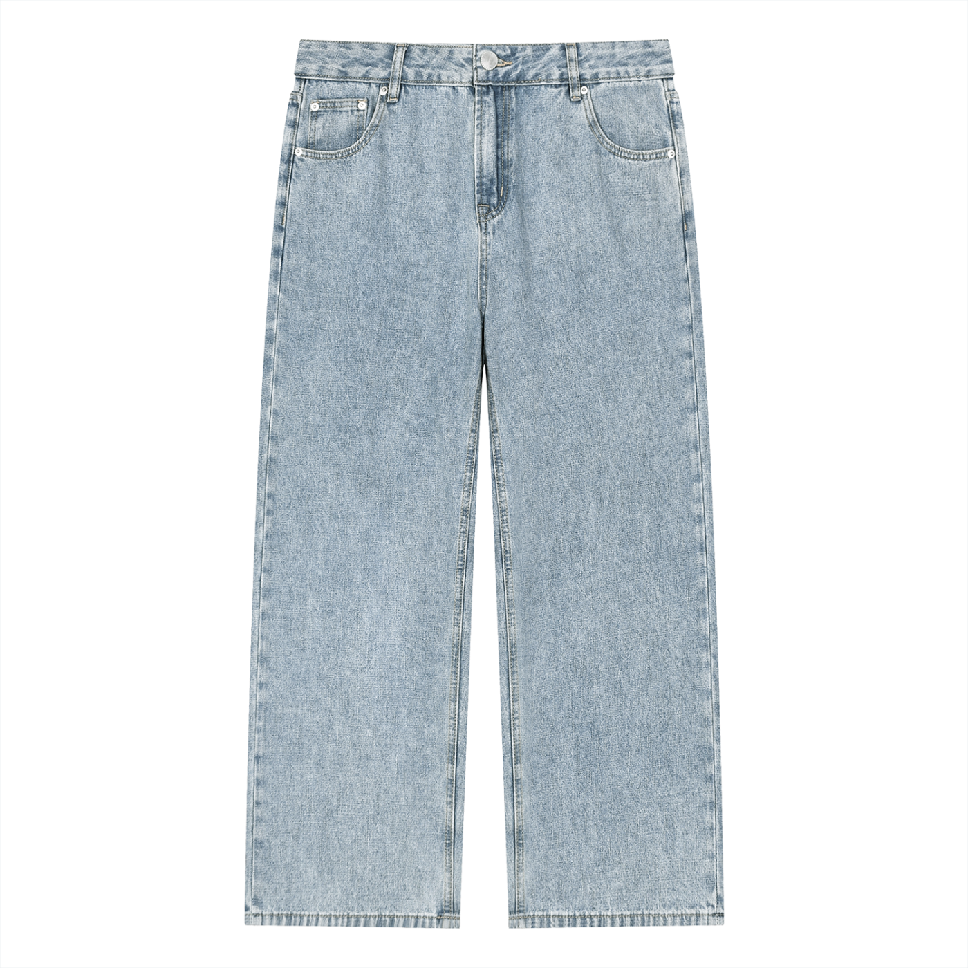 VINTAGE WASH STRAIGH LEG JEANS
