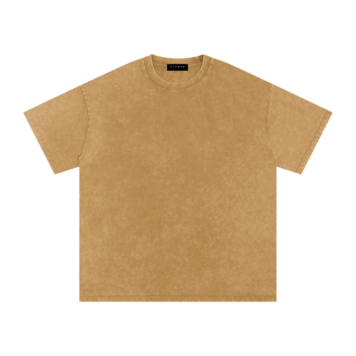 Acid Washed Oversized T-Shirt black print