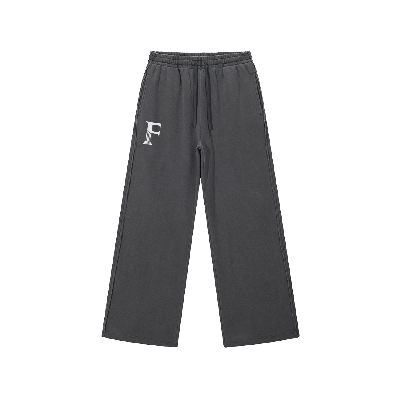 ACID WASH LOOSE FIT JOGGERS- ALABASTER
