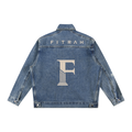 VINTAGE WASHED BLUE DENIM JACKET
