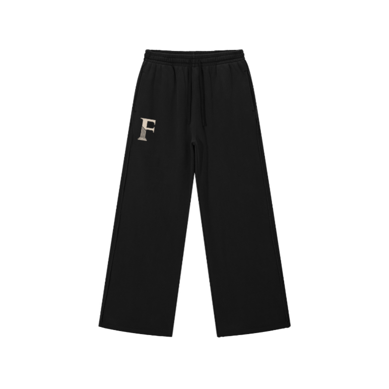 ACID WASH LOOSE FIT JOGGERS- IVORY