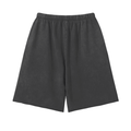Acid Washed Raw Hem Shorts