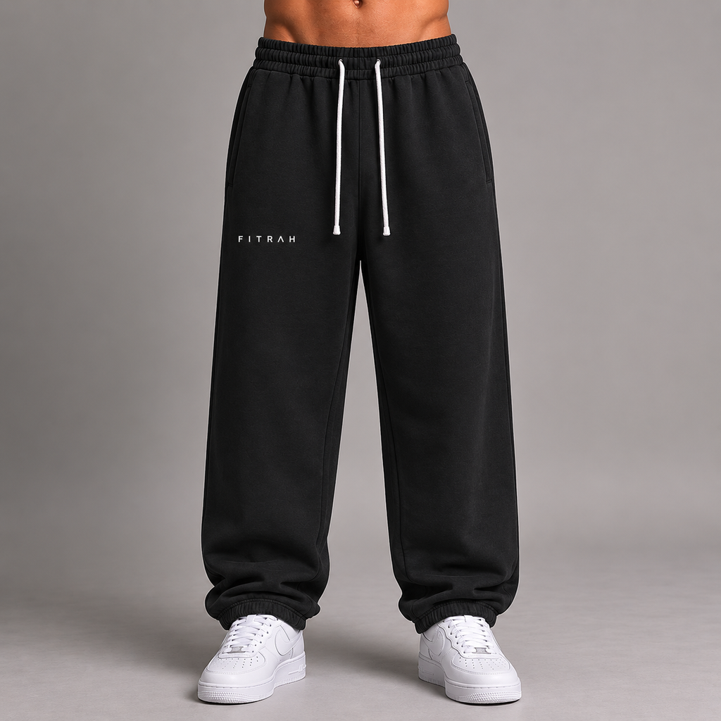 MENS BLACK FOUNDATION JOGGERS