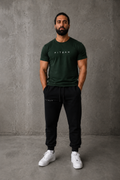 MENS HUNTER GREEN FOUNDATION T SHIRT