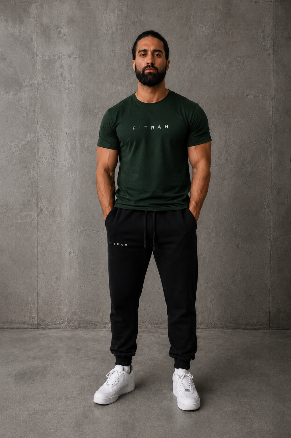 MENS HUNTER GREEN FOUNDATION T SHIRT