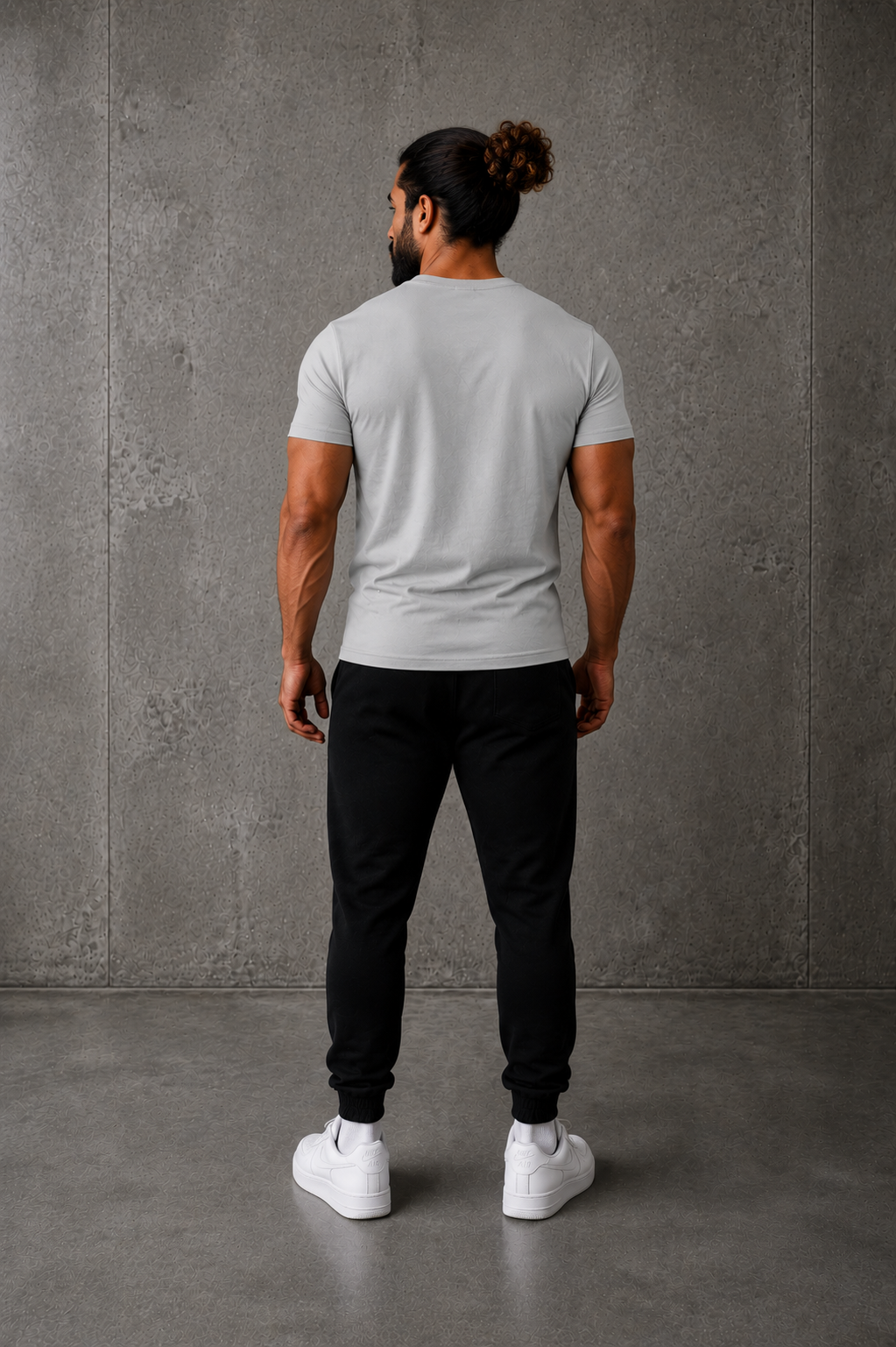 MENS LIGHT GRAY FOUNDATION T SHIRT