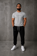 MENS LIGHT GRAY FOUNDATION T SHIRT