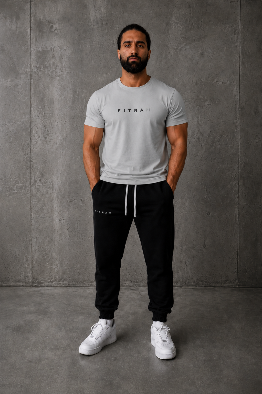 MENS LIGHT GRAY FOUNDATION T SHIRT