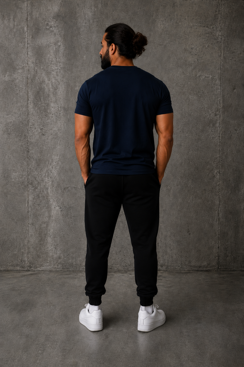 MENS NAVY BLUE FOUNDATION T SHIRT