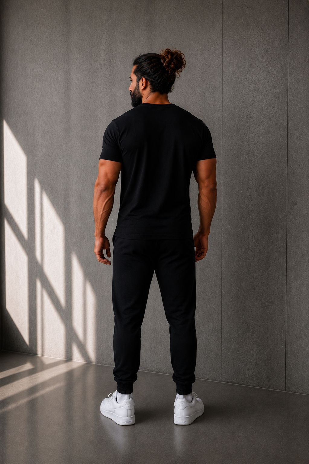 MENS BLACK FOUNDATION T SHIRT